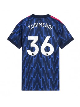 Billige Arsenal Martin Zubimendi #36 Bortedrakt Dame 2025-26 Kortermet